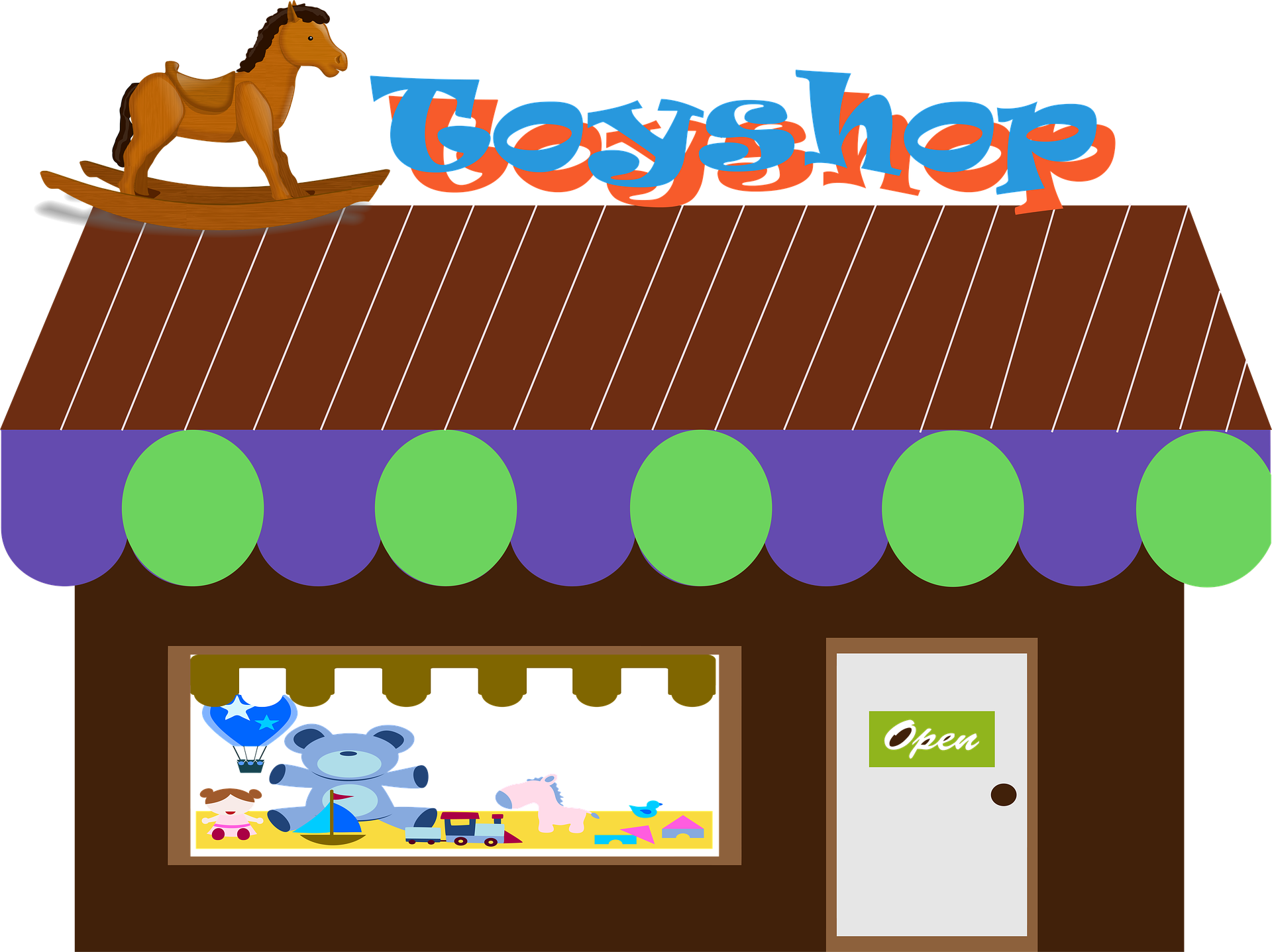 clipart of toystore